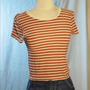 Cropped Striped Top